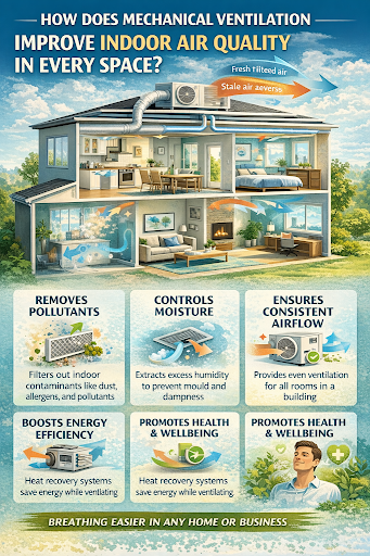 How Does Mechanical Ventilation Improve Indoor Air Quality in Every Space