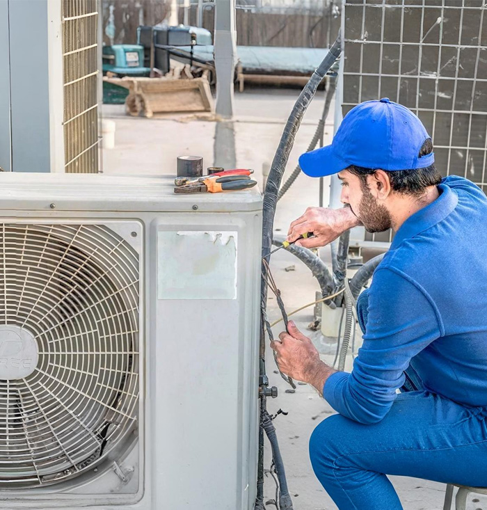 Air conditioning installation
